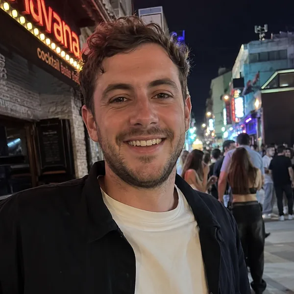 Luke Busuttil, editor of SexInMalta, photographed on St George's Road in Paceville, St Julian's